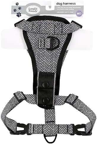 Luvable Friends Dog Pet Harness, Herringbone, X-Large