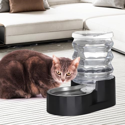 RIZZARI 5L Filtered Cat Water Dispenser: Fresh Water for Indoor Cats
