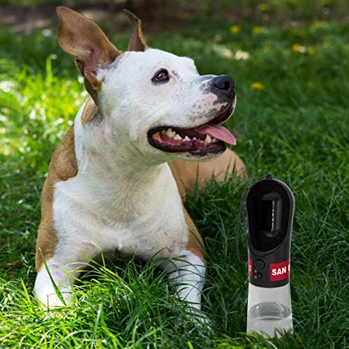 Pets First Dog Water Bottle. NFL SAN Francisco 49ERS PET Water Bottle. Best Cat Water Bottle. Water Fountain Dispenser for Dogs & Cats.