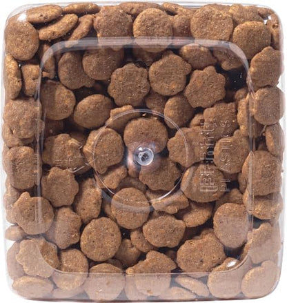 Friskies Purina Natural Cat Treats Party Mix Natural YUMS with Real Salmon and Added Vitamins, Minerals and Nutrients - 20 Oz. Canister (Pack of 2)