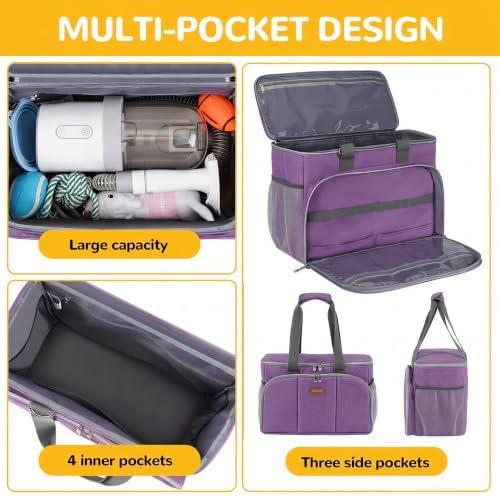 Dog Cat Grooming Bag for Vacuum,Scissors,Dog Grooming Kit Supplies