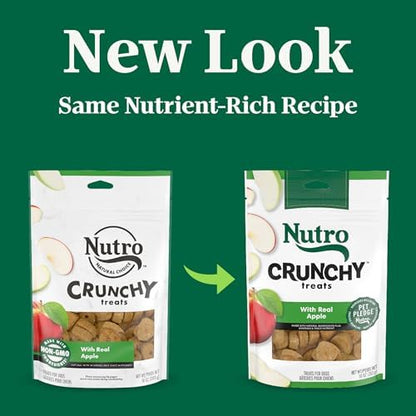Nutro Crunchy Dog Treats with Real Apple, 10 oz