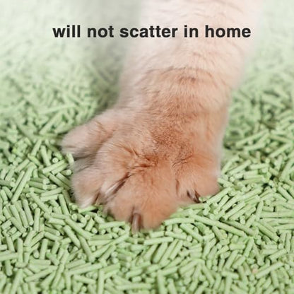 Dust-Free Quickly Absorb Odors Natural Tofu Cat Litter 12LB/Gr