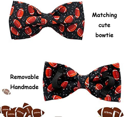 Lionheart Glory Dog Collar Bowtie - Adjustable Cotton Bow for Medium Dogs