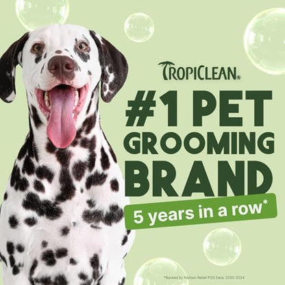TropiClean Deodorizing Dog Shampoo for Smelly Dogs, Made in USA, 20oz