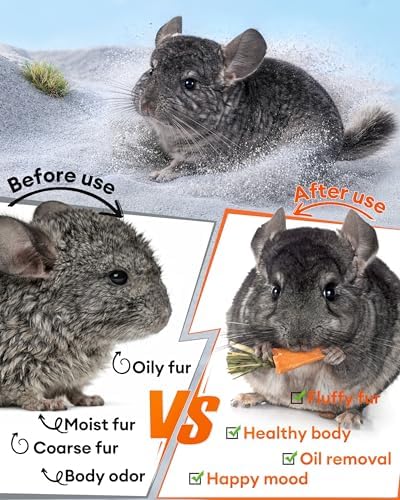 Chinchilla Dust Bath - Gentle Powder for Hamsters & Gerbils, 18oz