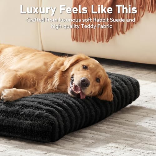 FURTIME Washable XL Dog Bed for Extra Large Dogs, Deluxe Dog Crate Beds