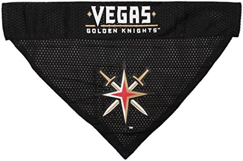 NHL LAS VEGAS GOLDEN KNIGHTS BANDANA for DOGS & CATS, Large/X-Large. - Cute & Stylish Bandana! The Perfect HOCKEY FAN Scarf Bandana, great for Birthdays or any Party!