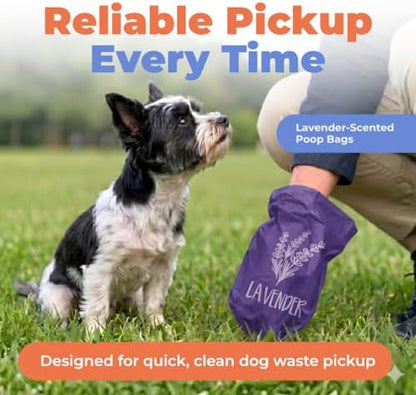 Best Pet Supplies Poop Bags for Dogs - Lavender, 240 Count