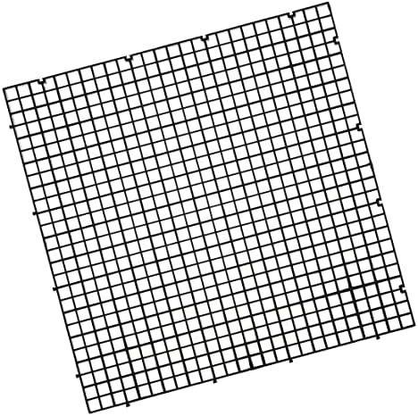 ALEGI 12 Pcs Aquarium Fish Tank Divider Plastic Egg Crate, L
