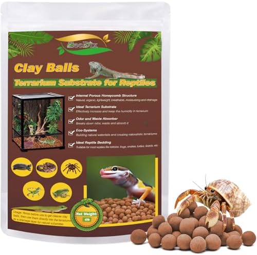 ZeeDix 4 LBS Leca Clay Balls for Reptile & Terrarium Substrate
