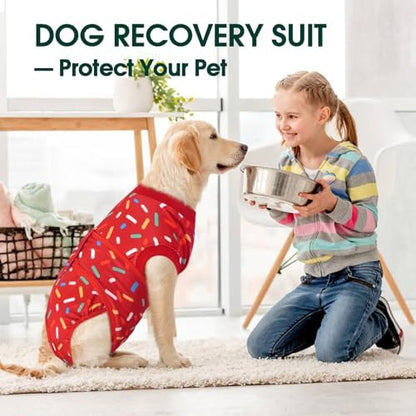 Kuoser Recovery Suit for Dogs After Surgery, Female Dog Onesie for Surgery