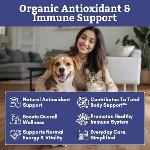 Organic Spirulina Powder for Dogs and Cats, 85 Scoops