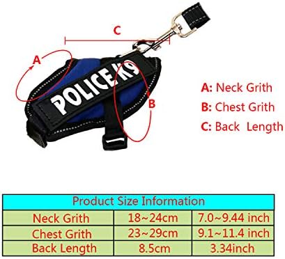 Rabbit Harness with Leash for Bunny Rabbits Cats Small Animals (Blue)
