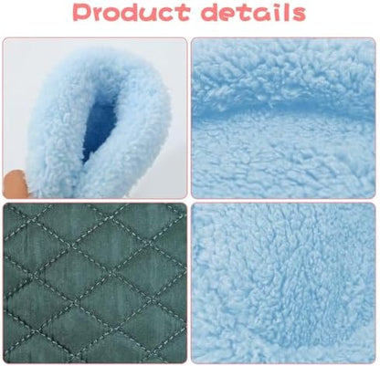 BWOGUE Hamster Bed, Round Velvet Sleep Pad for Guinea Pigs and Rats, 8.7 in