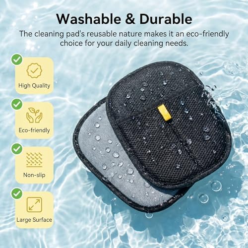 Pet Hair Removal Gloves for Dogs and Cats, Reusable pet Hair Cleaning Tool, can be Used on Clothes, Sofas, beds, Carpets, and car Seats, Quickly and Easily removes pet Hair, Two-piece Set
