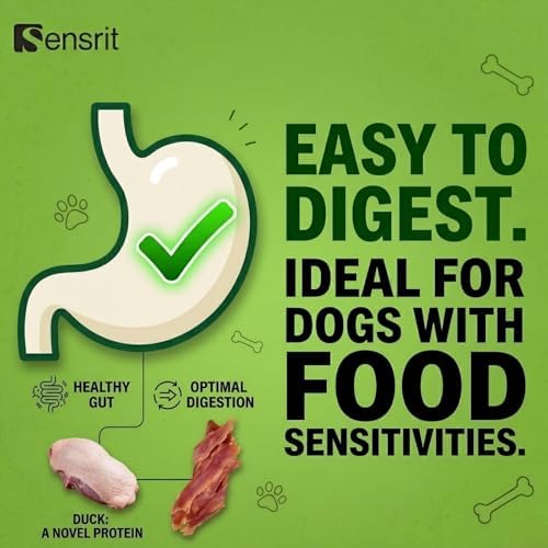 Duck Breast Strips Dog Treats - 10 Oz Premium Jerky Dog Treats, High Protein (45%) Real Duck Meat Snacks for All Dogs, Low Fat Training Rewards & Healthy Chews for Small Medium Large Dogs