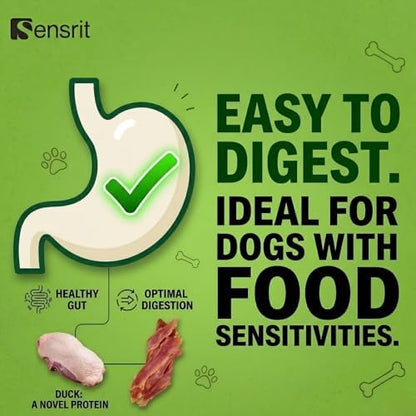 Duck Breast Strips Dog Treats - 10 Oz Premium Jerky Dog Treats, High Protein (45%) Real Duck Meat Snacks for All Dogs, Low Fat Training Rewards & Healthy Chews for Small Medium Large Dogs