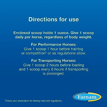 Farnam Quietex II Horse Calming Supplement Pellets, Helps Manage Nervous Behavior and Keep Horses Calm & Composed in Stressful Situations, 1.625 Lbs, 26 Day Supply (Pack of 6)