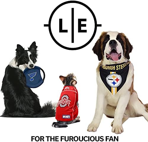 Littlearth NFL Detroit Lions Pet Premium Collar, Team Color, Small