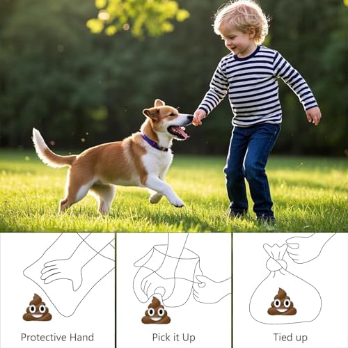 Dog Poop Bags with Dispenser 18 Rolls 270 Count Pet Waste Bags Strong Thick