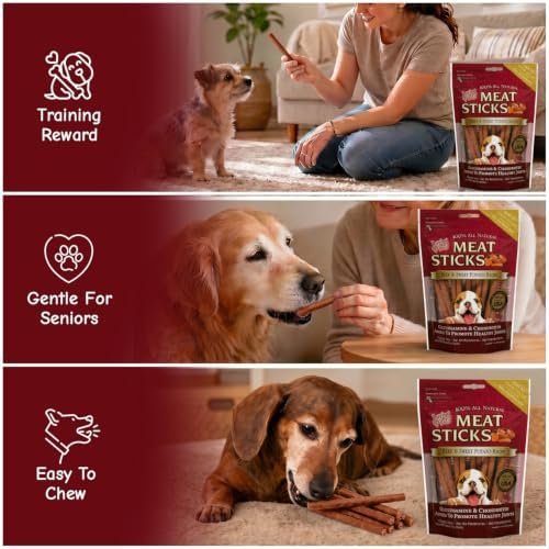 Loving Pets Gourmet Meat Sticks - Sweet Potato and Beef Recipe, Dog Treat, 5oz