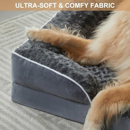 WNPETHOME Orthopedic Washable XXL Dog Bed for Senior Dog Cozy Sleep