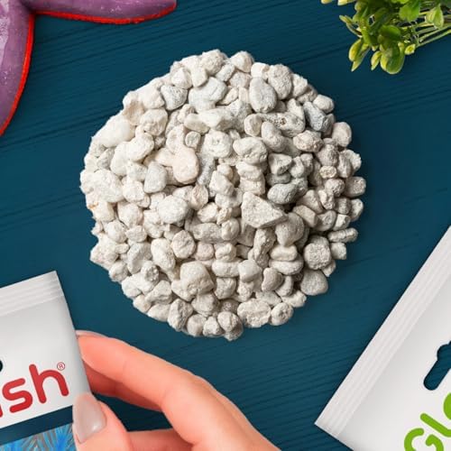 GloFish aquarium Gravel 5 Pounds, White, Complements GloFish Tanks (29022)
