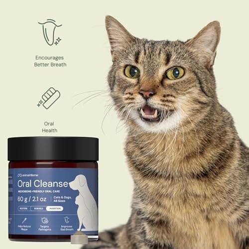 Animal Biome Dog & Cat Dental Powder, Kelp Prebiotic Food Topper, 60g