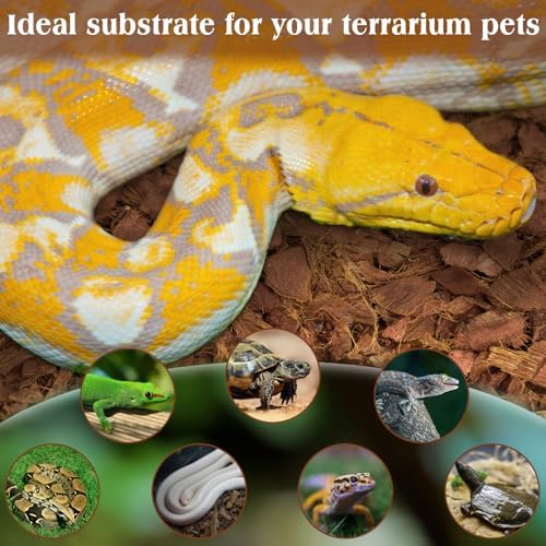 ZeeDix 10LBS Coconut Husk Chip Substrate for Reptiles, 72QT Coco Husk Chips