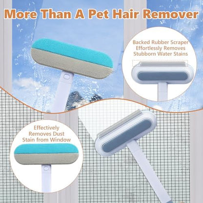 Tiiyee Pet Hair Remover for Furniture, 17in Dog and Cat Hair Removal Brush
