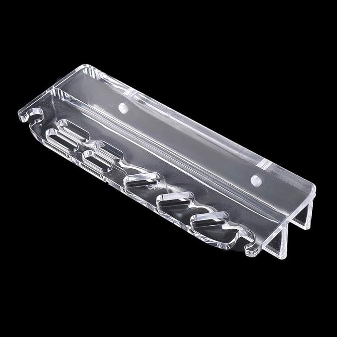 Vctitil Aquarium Plant Tools Holder Aquarium Tank Tool Acrylic Holder Grass Maintenance Tool Storage Rack for Tweezer Scraper Scissor Cleaning Tool