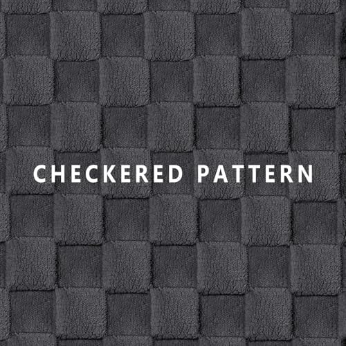 Patas Lague Orthopedic Large Dog Bed Pet Crate Mat 36''X24'' Dark Grey