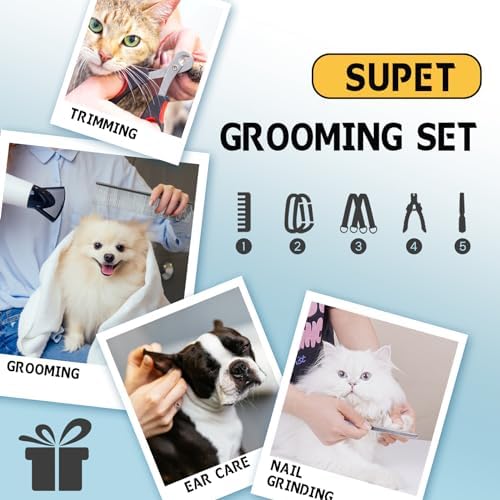 Supet Dog Grooming Hammock for Nail Trimming, Pet Grooming Hanging Harness