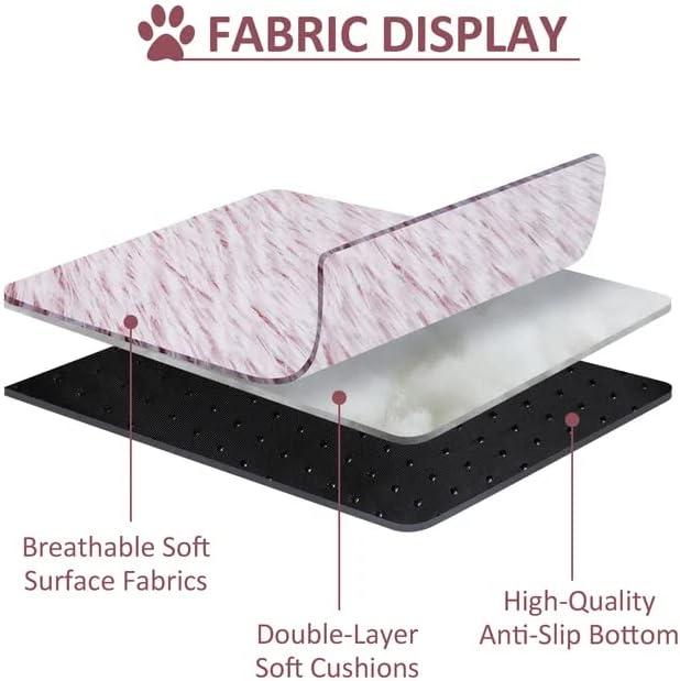 Round Fluffy Hooded Cat Bed Cave, Anti-Anxiety Cave Bed with Blanket