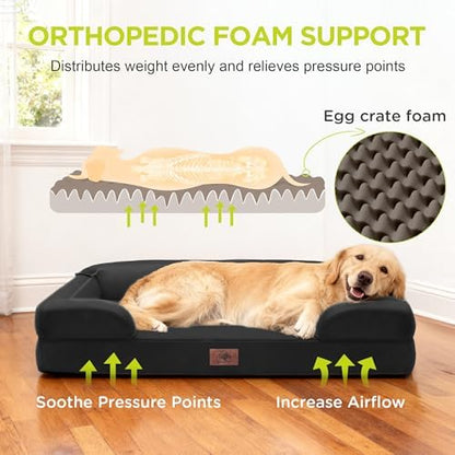 Waterproof Orthopedic Dog Bed for Medium Large Sized Dogs