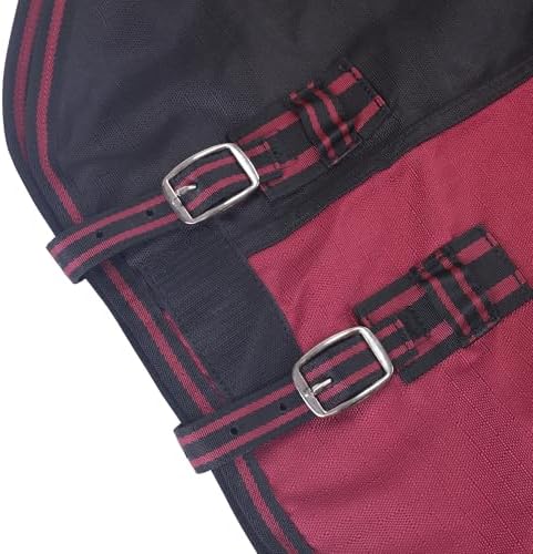 LEAFOREST 1200D Horse Turnout Blanket Waterproof 200g Fill Winter Cold Wet