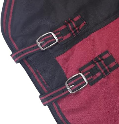 LEAFOREST 1200D Horse Turnout Blanket Waterproof 200g Fill Winter Cold Wet