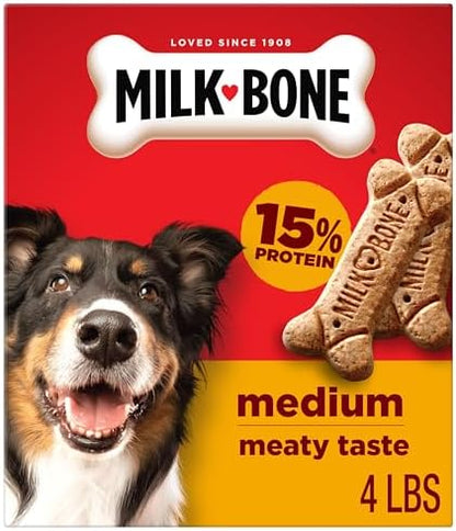 Milk-Bone Original Biscuits Medium Dog Treats, 4 Lb.