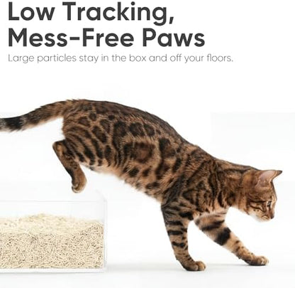 FUKUMARU Tofu Cat Litter, Corn Blend, Clumping, Odor Control, Low Dust 24lb