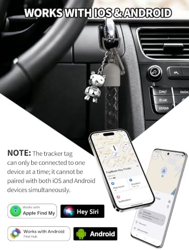 Smart Keychain Tracker (iOS & Android), Universal Car Key Chains Finder