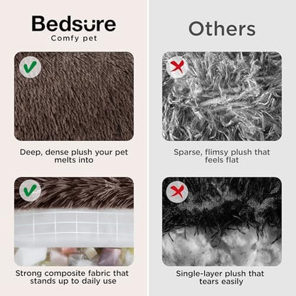 Bedsure SupportMax™ Calming XL Dog Bed Extra Large Washable Pet Bed,42in