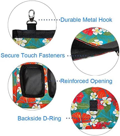 RIOUSSI Guinea Pig Hay Feeder, Hanging Rabbit Hay Feeder Bag. Big Flowers