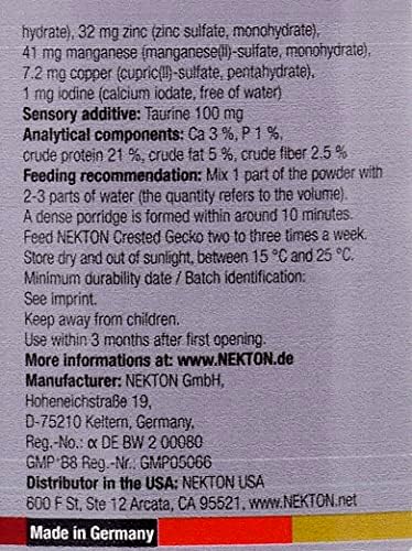 Nekton Crested Gecko Fig for Growth and Breeding 100g (3.53oz)