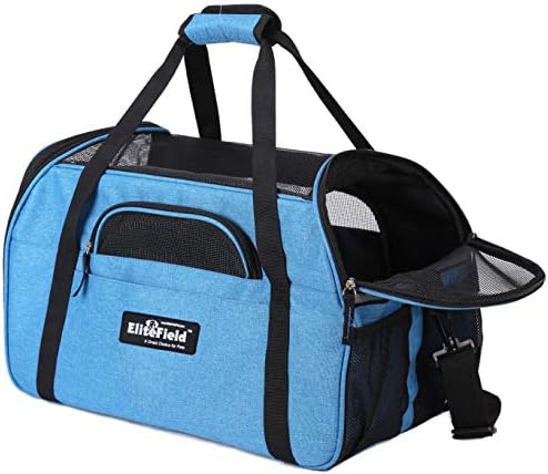 EliteField Soft-Sided Pet Carrier for Cats & Small Dogs (3-Year Warranty)
