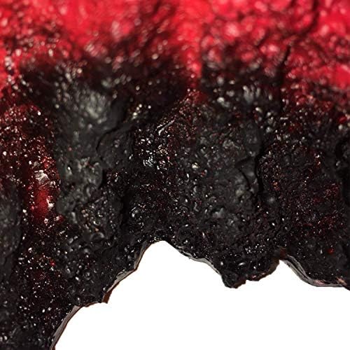 S-Lifeeling Tank Decoration Volcano Ornament Lava Explosion Look Aquarium Decorations with Multi-Color LED Spotlight for Fish Tank (L)