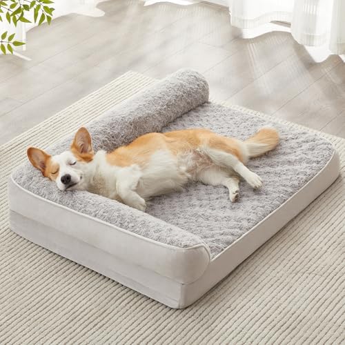 BFPETHOME Orthopedic Washable Dog Bed, Sleeping Couch for Large Senior Dogs