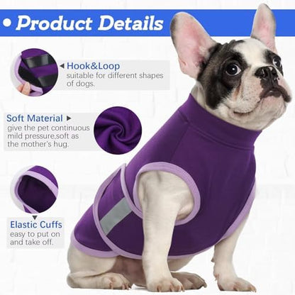 MIGOHI Dog Anxiety Relief Coat, XL, Purple