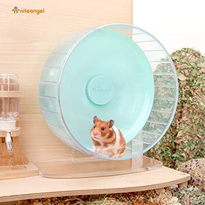 Niteangel Super-Silent Hamster Exercise Wheels: Quiet 11 inch Running Wheel