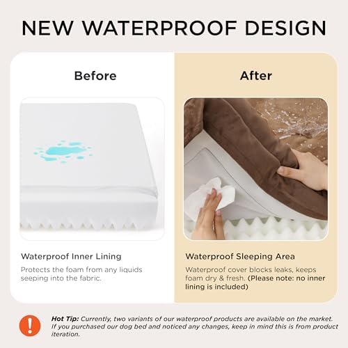 Bedsure Orthopedic Dog Beds Large Sized Dog with Removable Washable Cover